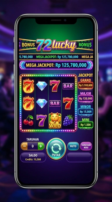 72lucky — cuplikan layar ringkas